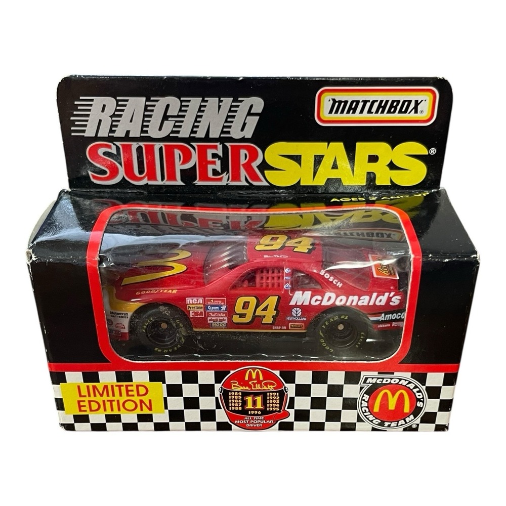 Bill Elliott #94 McDonalds 1997 Matchbox Super‎ Stars 1:64 Scale Die Cast